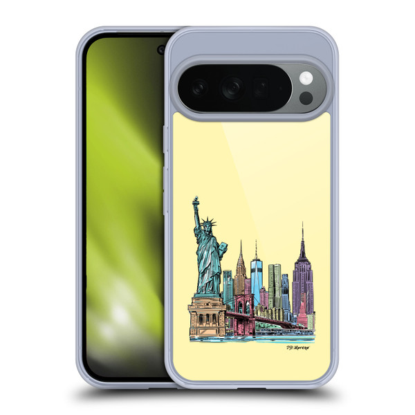 P.D. Moreno City Sketches NYC Soft Gel Case for Google Pixel 10