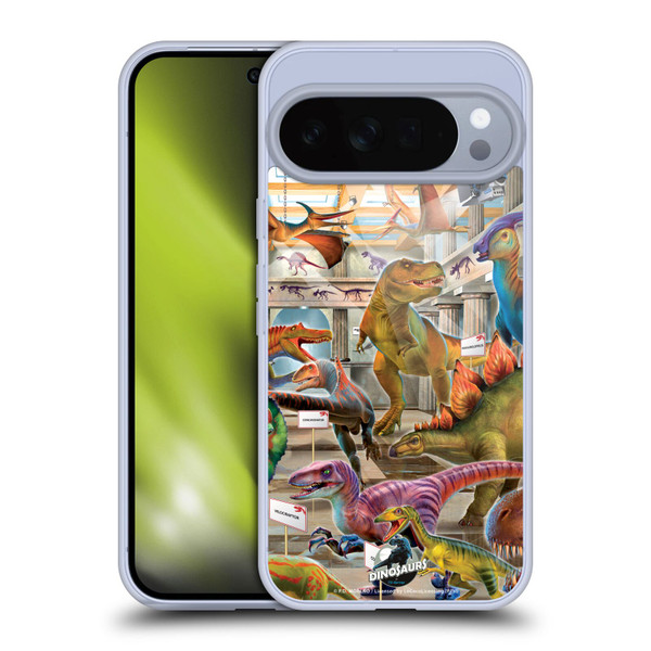 P.D. Moreno Dinosaur Scene Museum Soft Gel Case for Google Pixel 10 Pro XL
