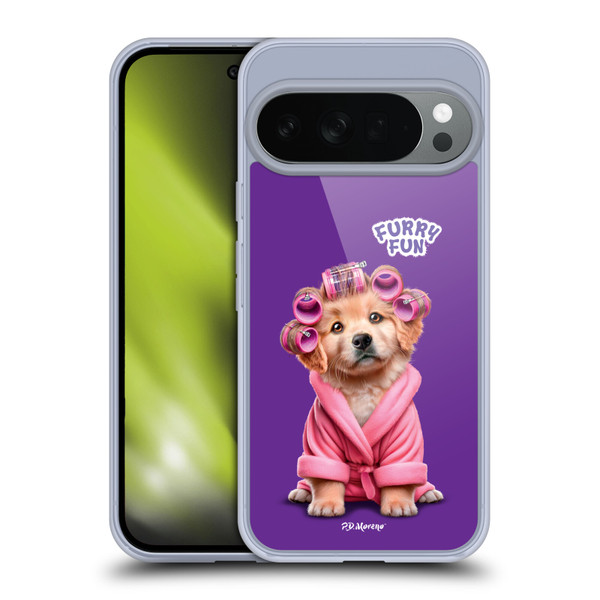 P.D. Moreno Furry Fun Artwork Puppy Soft Gel Case for Google Pixel 10