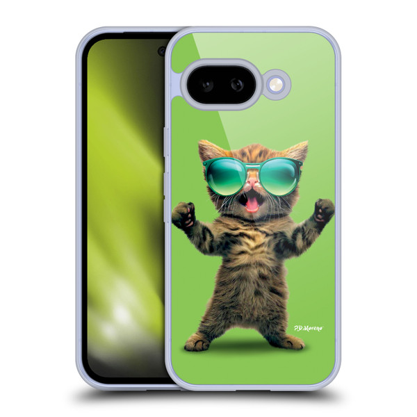 P.D. Moreno Furry Fun Artwork Cat Sunglasses Soft Gel Case for Google Pixel 9A