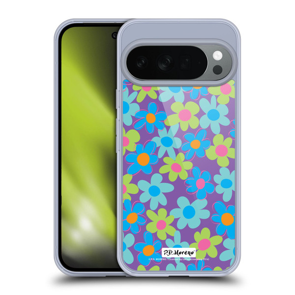 P.D. Moreno Patterns Purple Soft Gel Case for Google Pixel 10