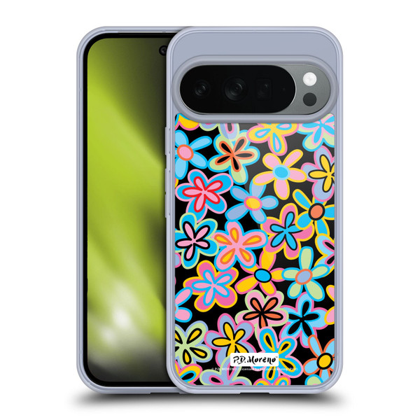 P.D. Moreno Patterns Retro Flowers Soft Gel Case for Google Pixel 10