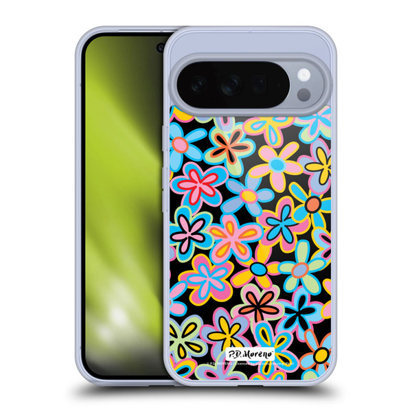 P.D. Moreno Patterns Retro Flowers Soft Gel Case for Google Pixel 10 Pro XL