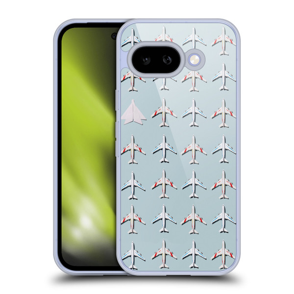 Pepino De Mar Patterns 2 Airplane Soft Gel Case for Google Pixel 9A