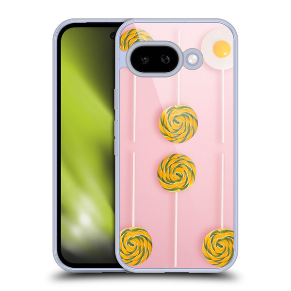 Pepino De Mar Patterns 2 Lollipop Soft Gel Case for Google Pixel 9A