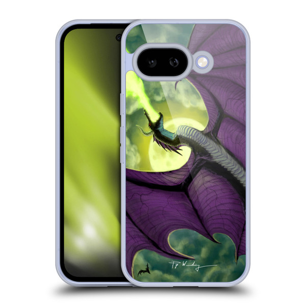 Piya Wannachaiwong Black Dragons Full Moon Soft Gel Case for Google Pixel 9A