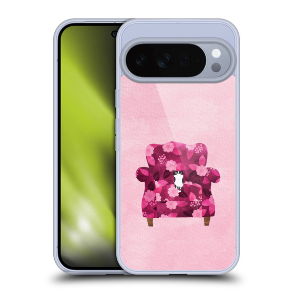 Planet Cat Arm Chair Raspberry Chair Cat Soft Gel Case for Google Pixel 10 Pro XL