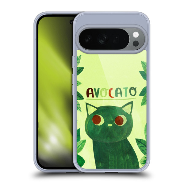 Planet Cat Puns Avocato Soft Gel Case for Google Pixel 10