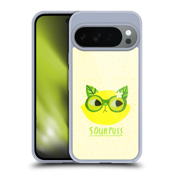 Planet Cat Puns Sour Puss Soft Gel Case for Google Pixel 10