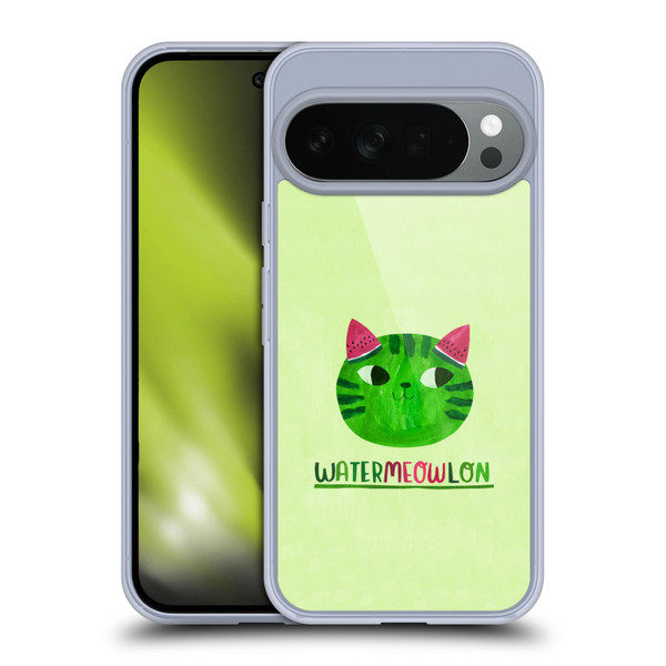 Planet Cat Puns Watermeowlon Soft Gel Case for Google Pixel 10
