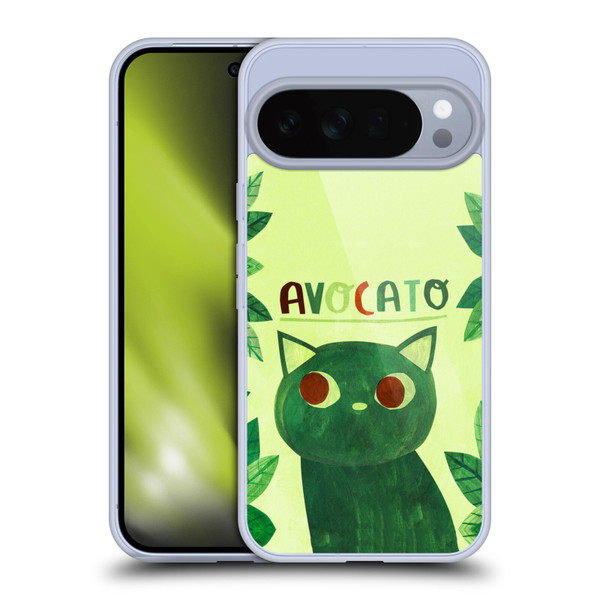 Planet Cat Puns Avocato Soft Gel Case for Google Pixel 10 Pro XL