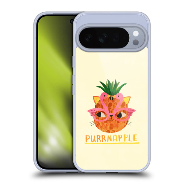 Planet Cat Puns Purrnapple Soft Gel Case for Google Pixel 10 Pro XL
