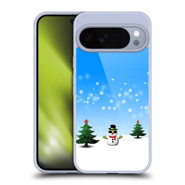 PLdesign Christmas Cool Snowman Soft Gel Case for Google Pixel 10 Pro XL