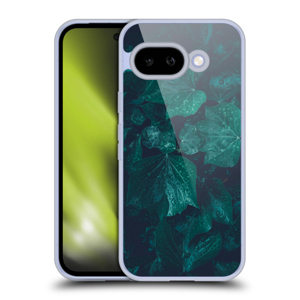 PLdesign Flowers And Leaves Dark Emerald Green Ivy Soft Gel Case for Google Pixel 9A