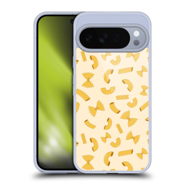 PLdesign Food Patterns Macaroni Pasta Gold Soft Gel Case for Google Pixel 10 Pro XL