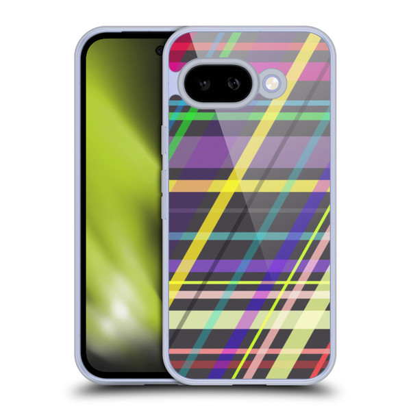PLdesign Geometric Crossing Lines Soft Gel Case for Google Pixel 9A