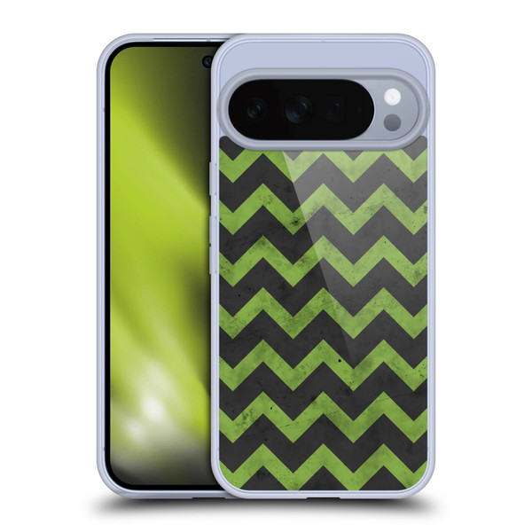 PLdesign Geometric Patterns Green Gray Vintage Soft Gel Case for Google Pixel 10 Pro XL