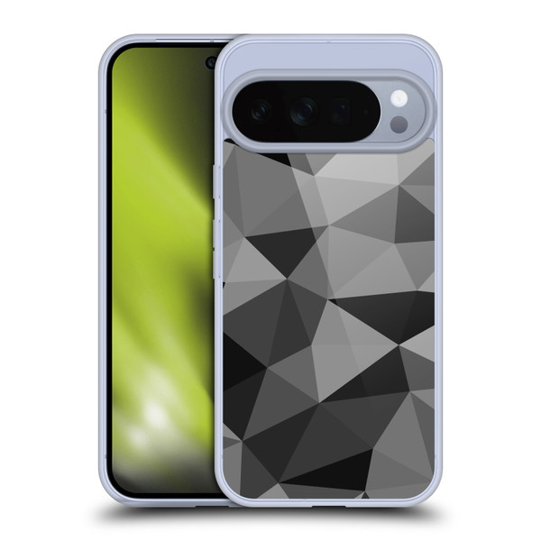 PLdesign Geometric Patterns Dark Gray Mesh Soft Gel Case for Google Pixel 10 Pro XL