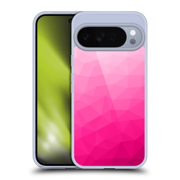 PLdesign Geometric Patterns Hot Pink Gradient Mesh Soft Gel Case for Google Pixel 10 Pro XL
