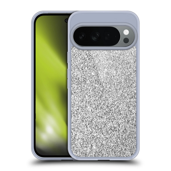 PLdesign Glitter Sparkles Silver Soft Gel Case for Google Pixel 10