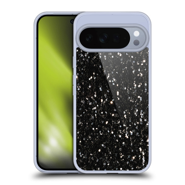 PLdesign Glitter Sparkles Black And White Soft Gel Case for Google Pixel 10 Pro XL