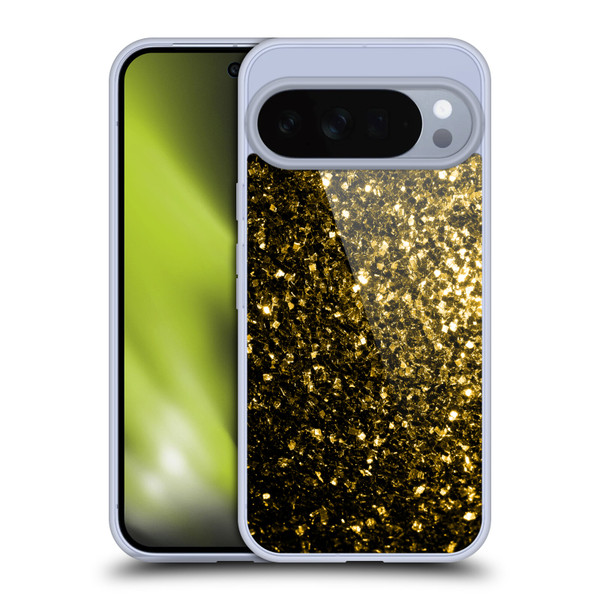 PLdesign Glitter Sparkles Yellow Gold Soft Gel Case for Google Pixel 10 Pro XL