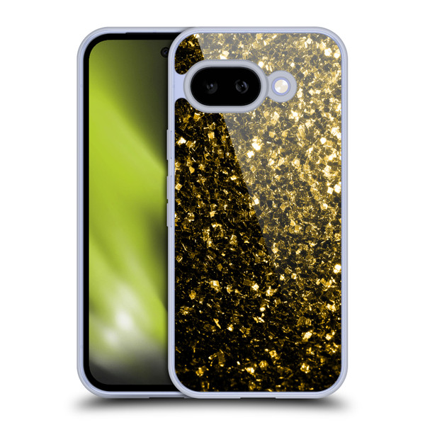PLdesign Glitter Sparkles Yellow Gold Soft Gel Case for Google Pixel 9A