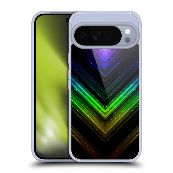 PLdesign Sparkly Metallic Rainbow Soft Gel Case for Google Pixel 10 Pro XL