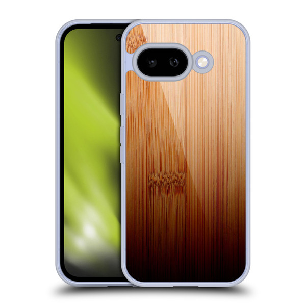 PLdesign Wood Prints Bamboo Burnt Ombre Soft Gel Case for Google Pixel 9A
