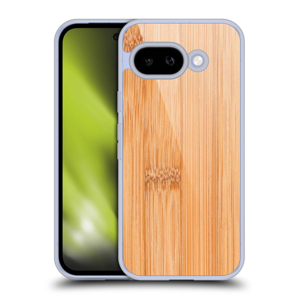 PLdesign Wood And Rust Prints Light Brown Bamboo Soft Gel Case for Google Pixel 9A