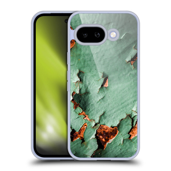 PLdesign Wood And Rust Prints Turquoise Brown Rusty Metal Soft Gel Case for Google Pixel 9A