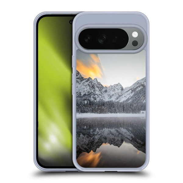 Patrik Lovrin Magical Lakes Sunset Clouds Over Mountains Soft Gel Case for Google Pixel 10