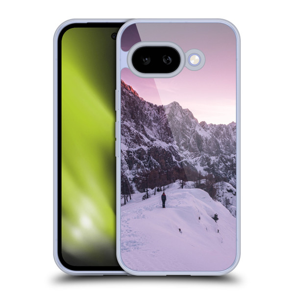 Patrik Lovrin Wanderlust Standing Winter Wonderland Soft Gel Case for Google Pixel 9A