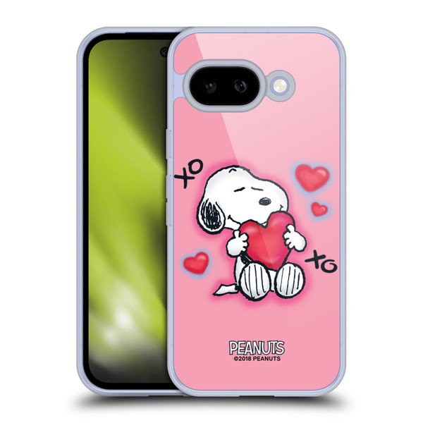 Peanuts Snoopy Boardwalk Airbrush XOXO Soft Gel Case for Google Pixel 9A