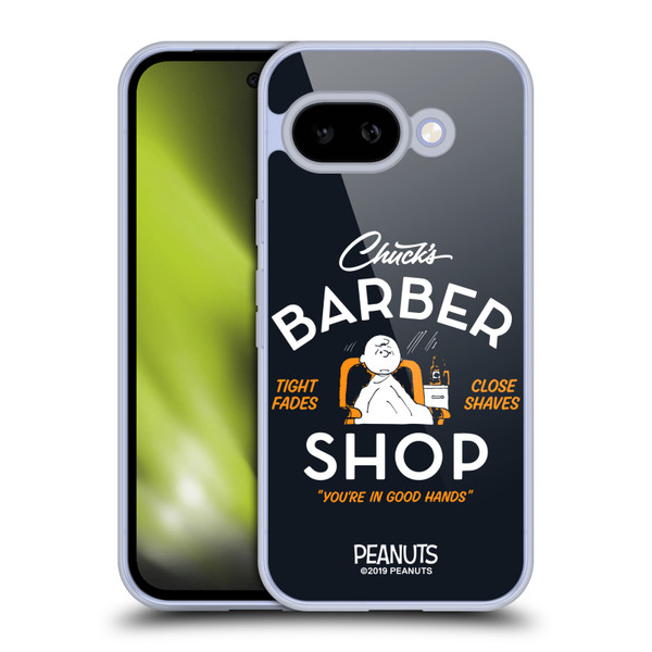 Peanuts Chuck's Barber Shop Charlie Brown Soft Gel Case for Google Pixel 9A
