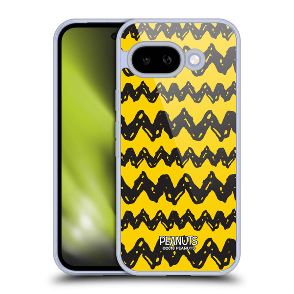Peanuts Charlie Brown Patterns Soft Gel Case for Google Pixel 9A