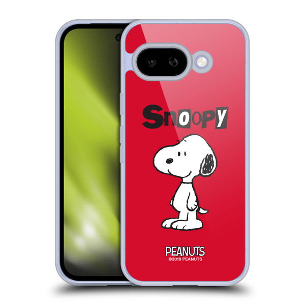 Peanuts Characters Snoopy Soft Gel Case for Google Pixel 9A