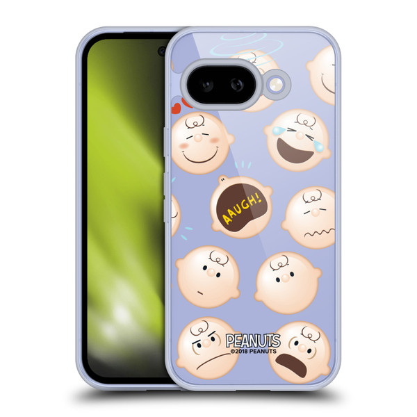 Peanuts Character Patterns Charlie Brown Soft Gel Case for Google Pixel 9A