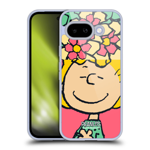 Peanuts Halfs And Laughs Sally Flowers Soft Gel Case for Google Pixel 9A