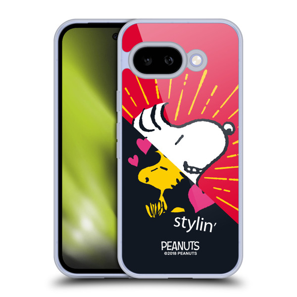 Peanuts Halfs And Laughs Snoopy & Woodstock 2 Soft Gel Case for Google Pixel 9A