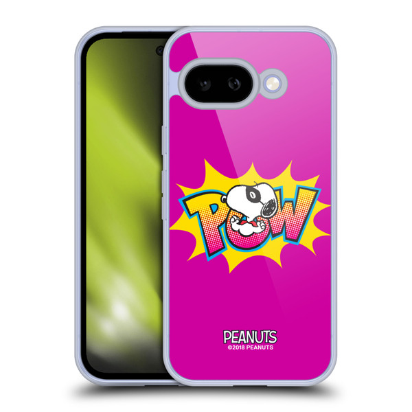 Peanuts The Many Faces Of Snoopy Superhero Soft Gel Case for Google Pixel 9A