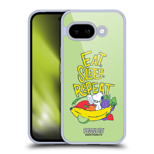 Peanuts Naturally Sweet Eat Sleep Snoopy Soft Gel Case for Google Pixel 9A