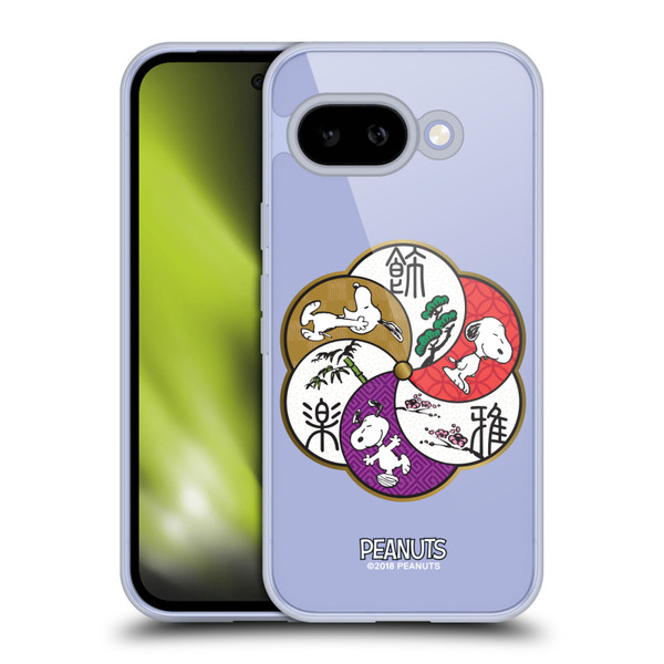 Peanuts Oriental Snoopy Badges Soft Gel Case for Google Pixel 9A