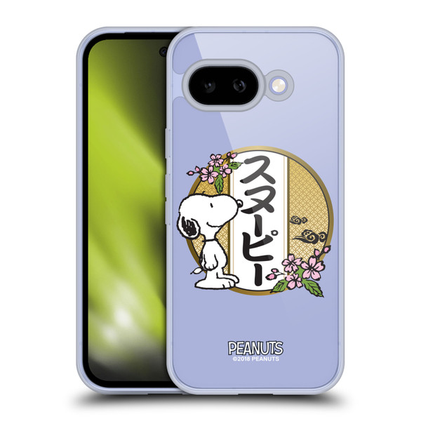 Peanuts Oriental Snoopy Cherry Blossoms 3 Soft Gel Case for Google Pixel 9A