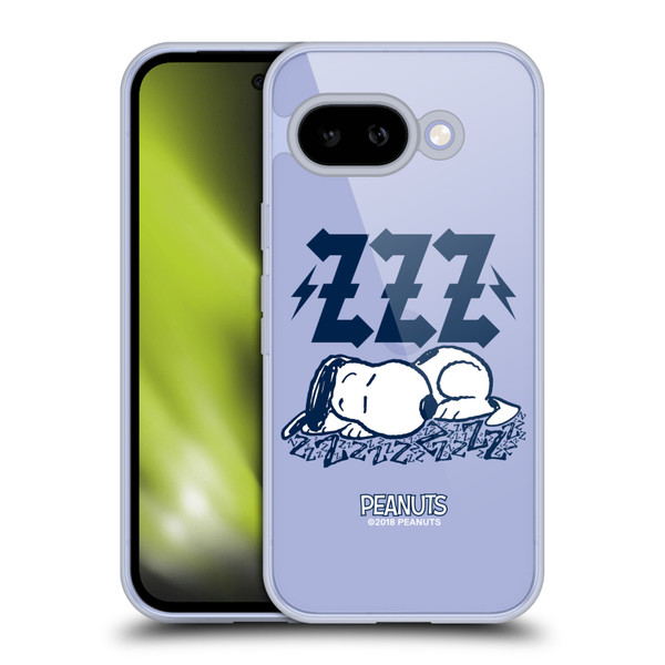 Peanuts Rock Tees Snoopy Sleepy Soft Gel Case for Google Pixel 9A