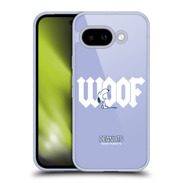 Peanuts Rock Tees Snoopy Woof Soft Gel Case for Google Pixel 9A
