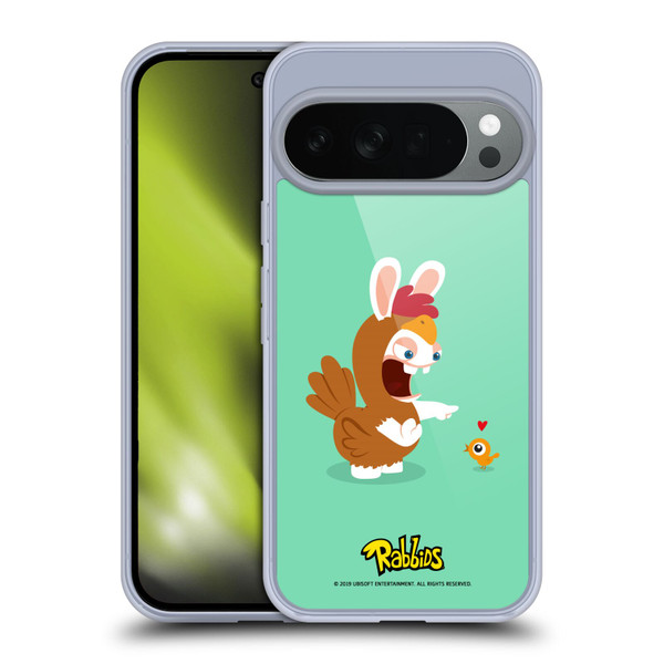 Rabbids Costumes Chicken Soft Gel Case for Google Pixel 10
