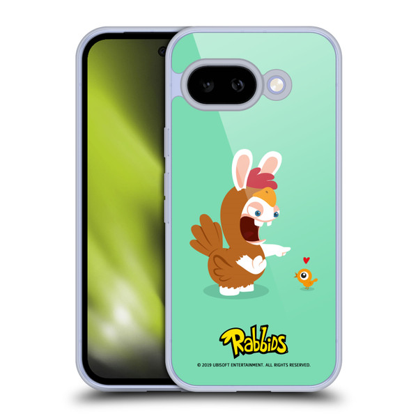 Rabbids Costumes Chicken Soft Gel Case for Google Pixel 9A