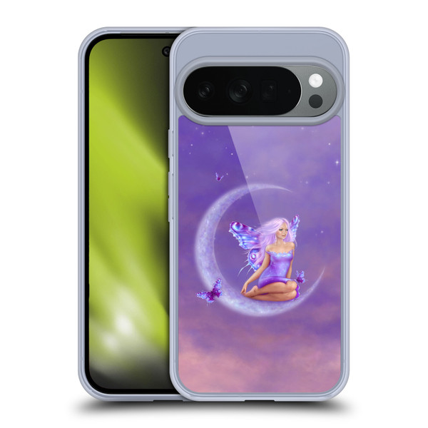 Rachel Anderson Pixies Lavender Moon Soft Gel Case for Google Pixel 10