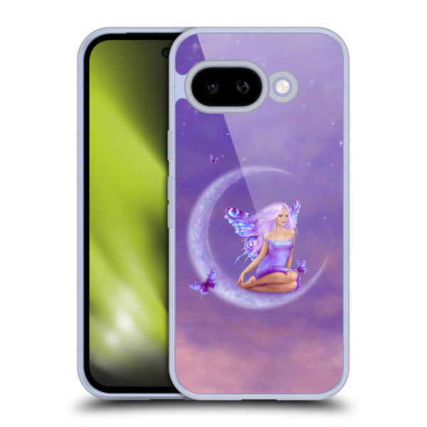 Rachel Anderson Pixies Lavender Moon Soft Gel Case for Google Pixel 9A